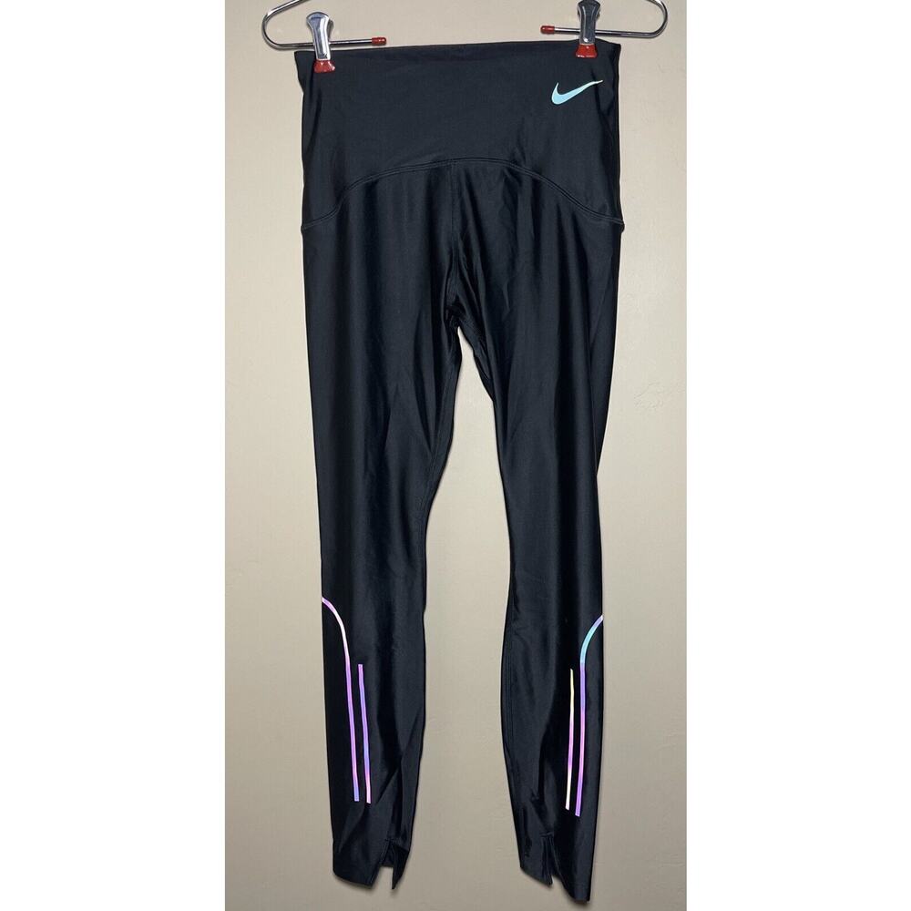 Nike Dri Fit Running Reflector Size Small Ankle Legging